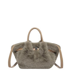 Winter autumn Faux mink fur handbag crossbody bag