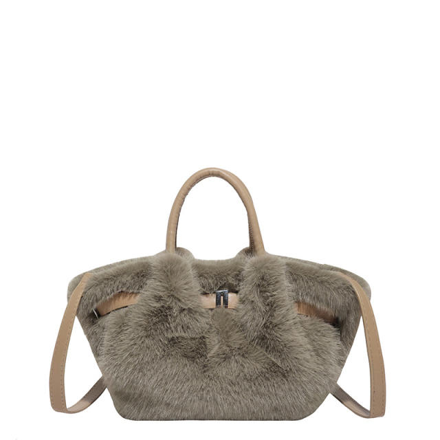 Winter autumn Faux mink fur handbag crossbody bag