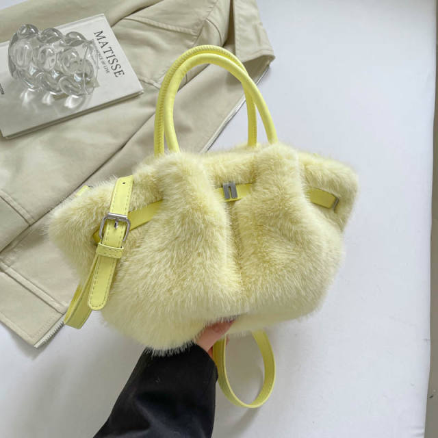 Winter autumn Faux mink fur handbag crossbody bag