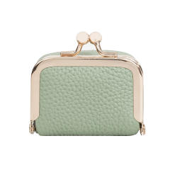 New Women's Coin Purse Genuine Leather Mini Earrings Ring Necklace Jewelry Box