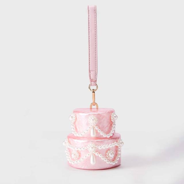 2025 Women's New Shoulder Crossbody Bag Shaped Shell Acrylic Bag Fashion Wedding Dinner Clutch Bag