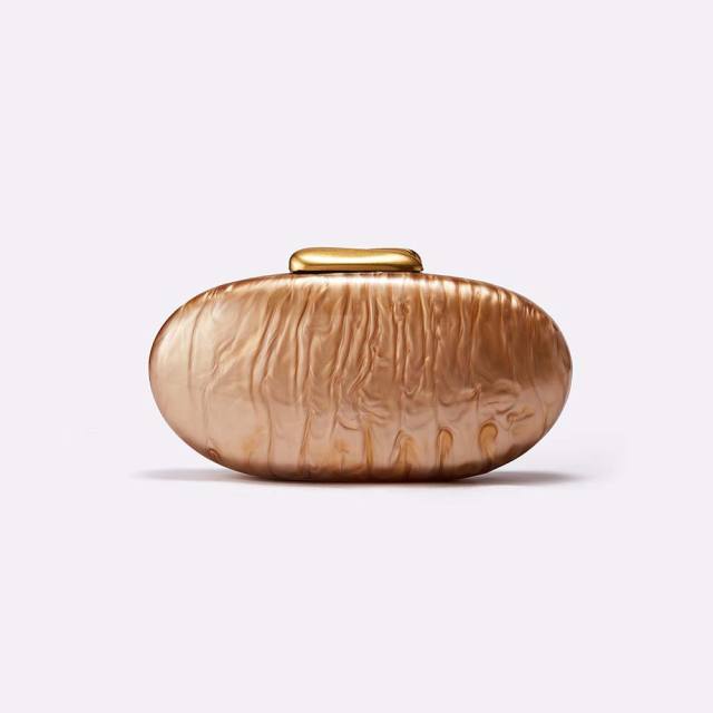 New Shoulder Crossbody Bag Special-Shaped Shell Acrylic Bag Fashion Wedding Dinner Clutch Bag