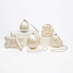 2025 Women's New Shoulder Crossbody Bag Shaped Shell Acrylic Bag Fashion Wedding Dinner Clutch Bag