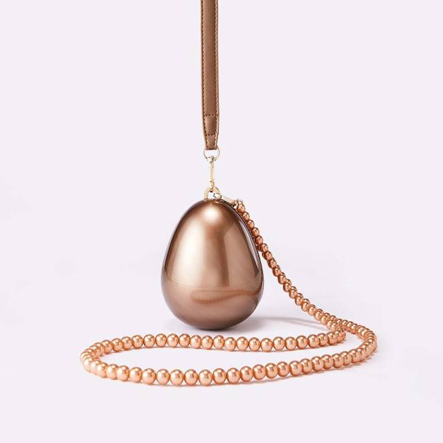 2025 Women's New Shoulder Crossbody Bag Shaped Shell Acrylic Bag Fashion Wedding Dinner Clutch Bag