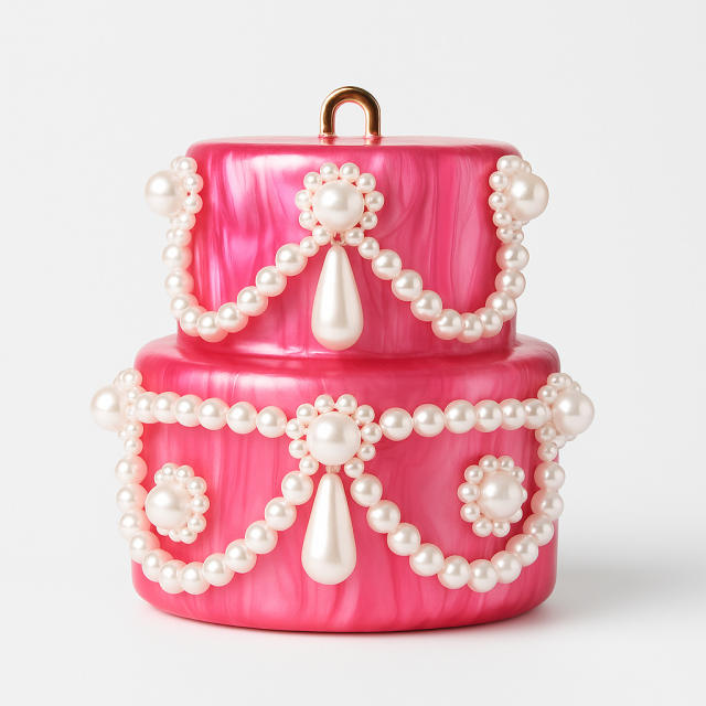 2025 Women's New Shoulder Crossbody Bag Shaped Shell Acrylic Bag Fashion Wedding Dinner Clutch Bag