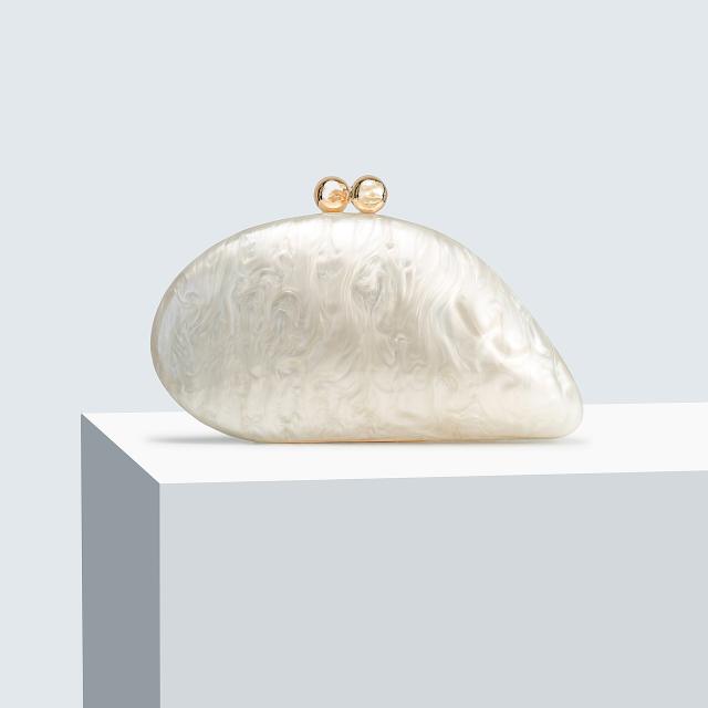 Women's New Acrylic Dinner Bag Single Shoulder Crossbody Wedding Banquet Clutch Chain Bag