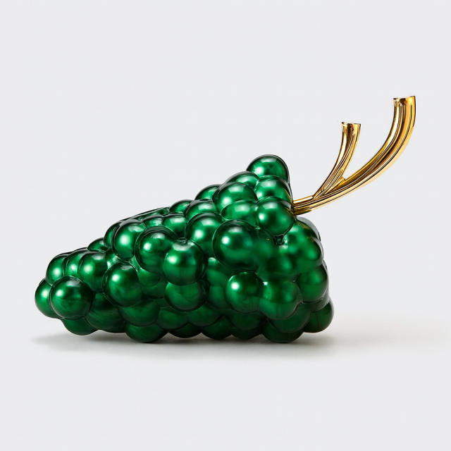 Unique colorful acrylic grape design box bag clutch bag evening bag