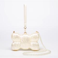 2025 Women's New Shoulder Crossbody Bag Shaped Shell Acrylic Bag Fashion Wedding Dinner Clutch Bag