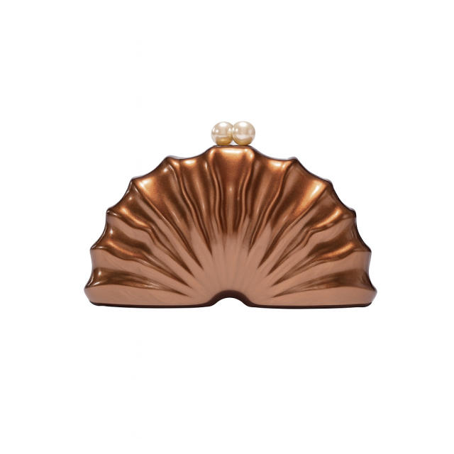 New Shoulder Crossbody Bag Shaped Shell Acrylic Bag Fashion Wedding Dinner Clutch Bag
