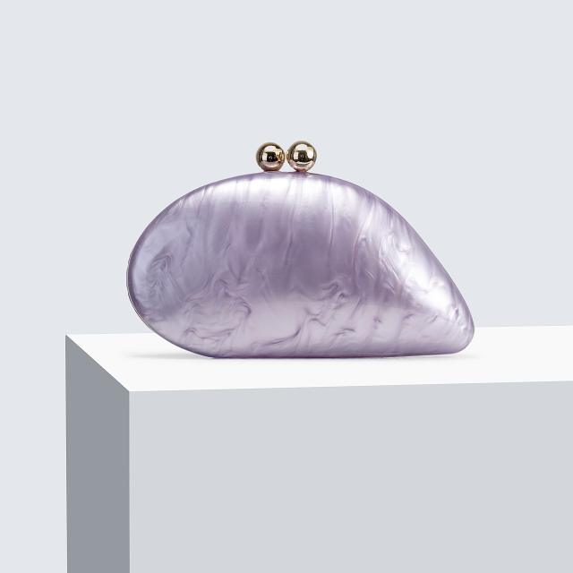Women's New Acrylic Dinner Bag Single Shoulder Crossbody Wedding Banquet Clutch Chain Bag