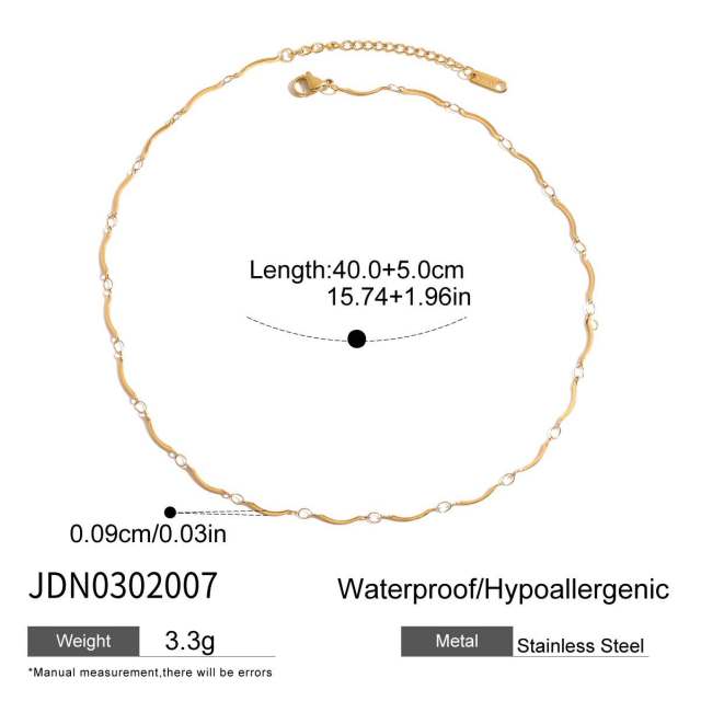 Classic pearl bead stainless steel snake chain long necklace Y shape necklace