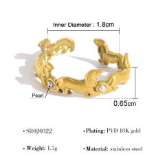 Animal Series Dachshund Pendant stainless steel necklace earrings rings set