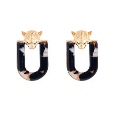 Irregular shape acrylic studs earrings collection