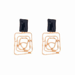 Irregular shape acrylic studs earrings collection