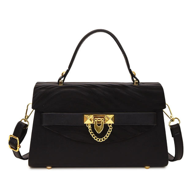 Fashionable multi color PU leather square shape handbag crossbody bag purse bag
