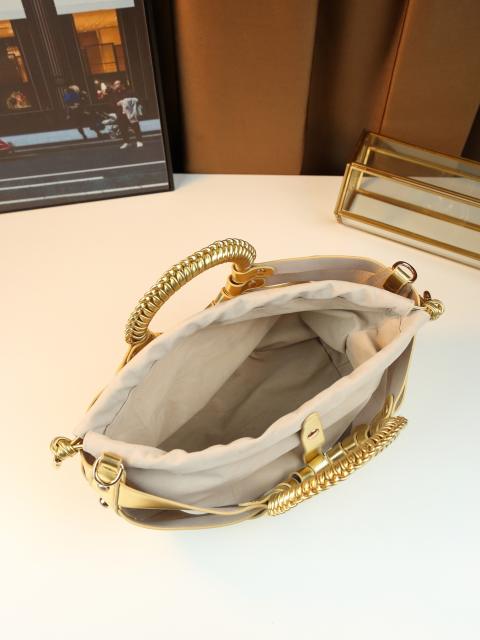 Fashion colorful hollow out fan shape handbag holiday bag