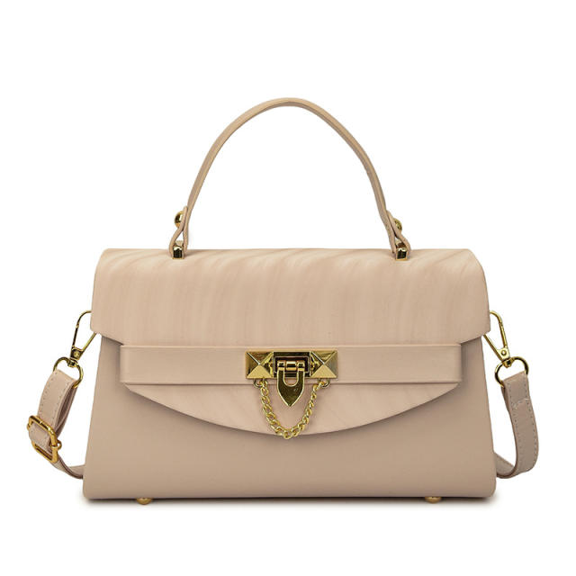 Fashionable multi color PU leather square shape handbag crossbody bag purse bag