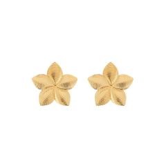Hot Sale Flower Leaf Series stainless Steel Earrings