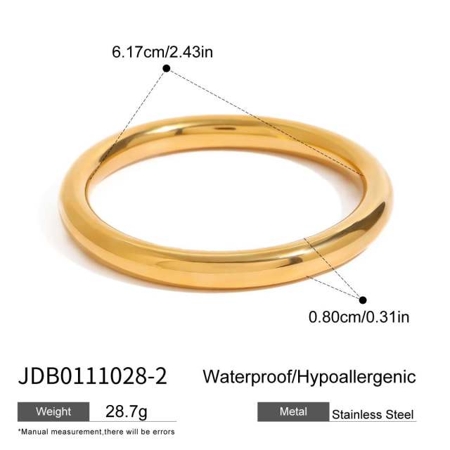Non-Fading Hand Jewelry Light Luxury -End Stainless Steel bangle bracelet diamond bangle