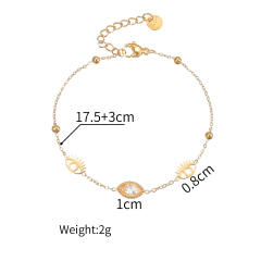 Light Luxury  Diamond Bracelet Women's Distinctive Stainless Steel bracelet 18K Gold Plated Exquisite Hand Jewelry