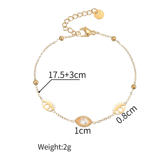 Light Luxury  Diamond Bracelet Women's Distinctive Stainless Steel bracelet 18K Gold Plated Exquisite Hand Jewelry