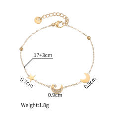 Light Luxury  Diamond Bracelet Women's Distinctive Stainless Steel bracelet 18K Gold Plated Exquisite Hand Jewelry