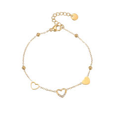 Light Luxury  Diamond Bracelet Women's Distinctive Stainless Steel bracelet 18K Gold Plated Exquisite Hand Jewelry