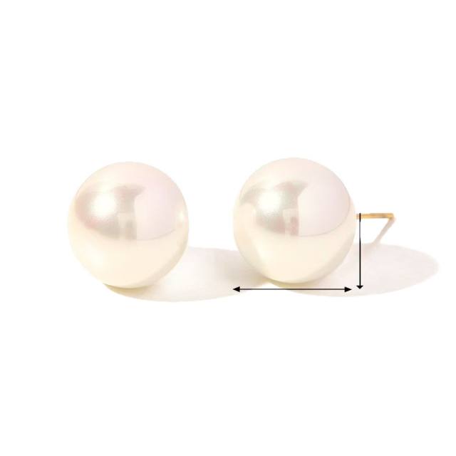 18KG pearl earrings stainless steel earrings collection