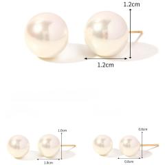 18KG pearl earrings stainless steel earrings collection