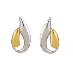 Hot sale mix color unique drop shape stainless steel earrings
