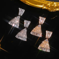 Personalized Zirconia Light Luxury Versatile Earrings