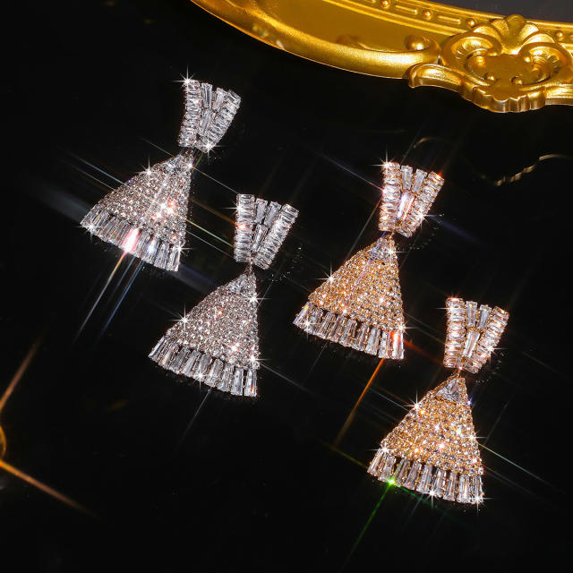 Personalized Zirconia Light Luxury Versatile Earrings