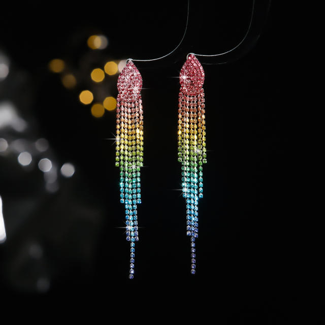 Long Tassel Earrings Drop Earrings diamond earrings