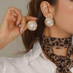 Personalized Pearl Earrings Small Round Pearl Earrings