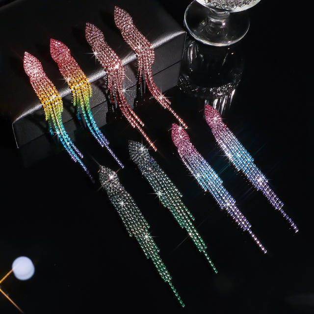 Long Tassel Earrings Drop Earrings diamond earrings