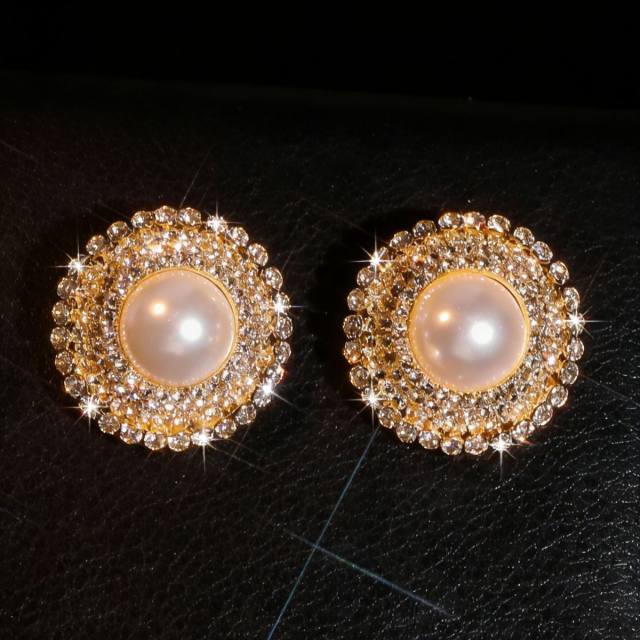 Personalized Pearl Earrings Small Round Pearl Earrings
