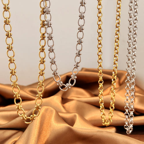 Winter jewelry 18KG stainless steel necklace chain necklace diy charm chain