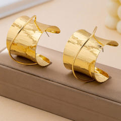 Vintage geometric big alloy earrings geometric earrings