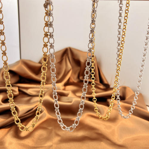 Winter jewelry 18KG stainless steel necklace chain necklace diy charm chain