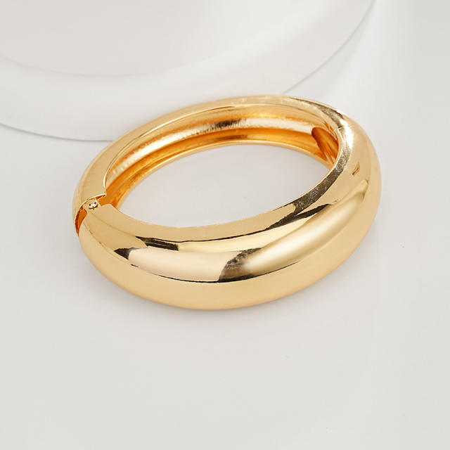 Irregular Glossy Alloy Bracelet Set Geometric Bracelet Collection Hand Jewelry Accessories