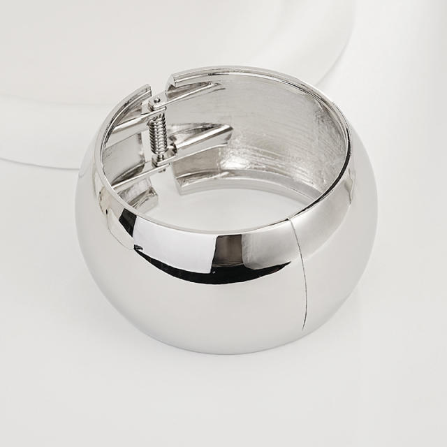 Irregular Glossy Alloy Bracelet Set Geometric Bracelet Collection Hand Jewelry Accessories