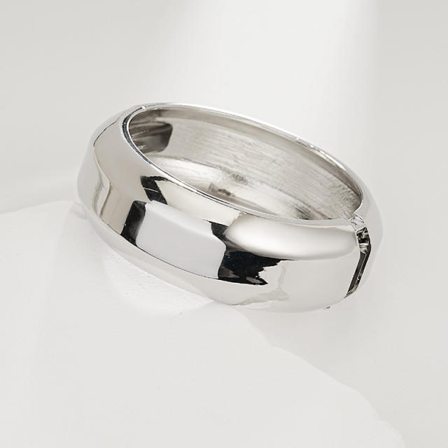 Irregular Glossy Alloy Bracelet Set Geometric Bracelet Collection Hand Jewelry Accessories