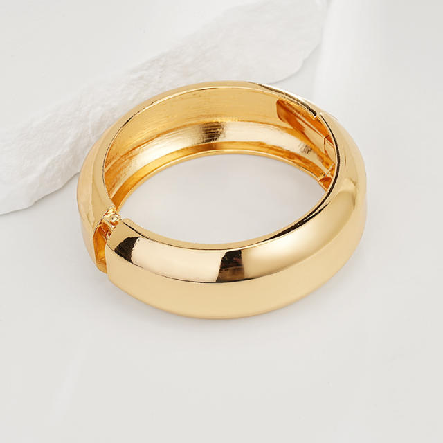Irregular Glossy Alloy Bracelet Set Geometric Bracelet Collection Hand Jewelry Accessories