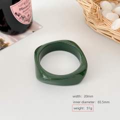 Resin Bracelet Set for Women Exaggerated Bracelets Retro Geometric Jewelry Accessories