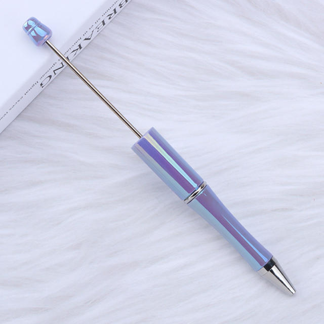 Wholesale DIY Colorful Beaded Pen UV Colorful Beaded Pen Ballpoint Pen