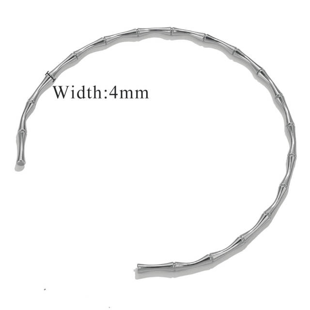 Simple geometric sweet cool collar necklace mix personality nail collar stainless steel necklace