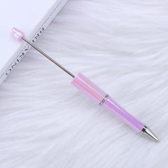Wholesale DIY Colorful Beaded Pen UV Colorful Beaded Pen Ballpoint Pen