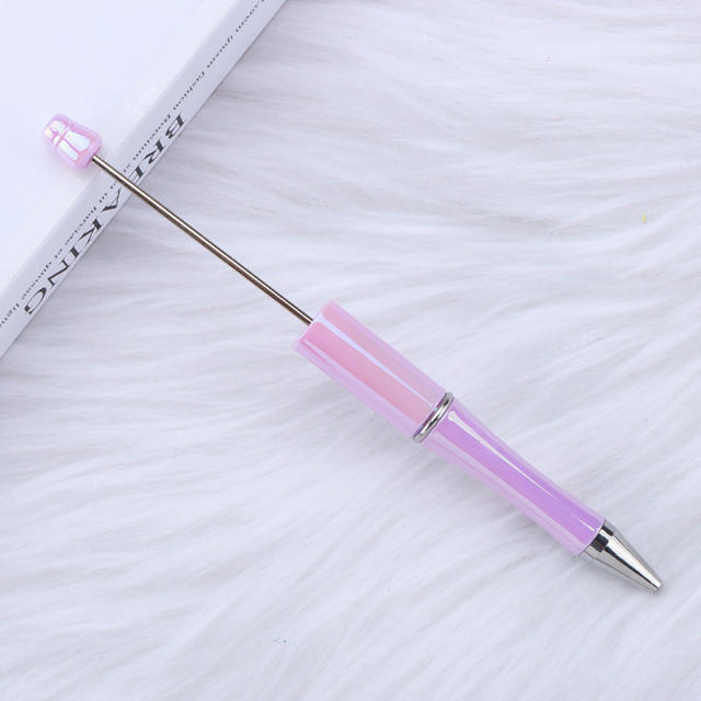 Wholesale DIY Colorful Beaded Pen UV Colorful Beaded Pen Ballpoint Pen
