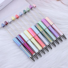 Wholesale DIY Colorful Beaded Pen UV Colorful Beaded Pen Ballpoint Pen