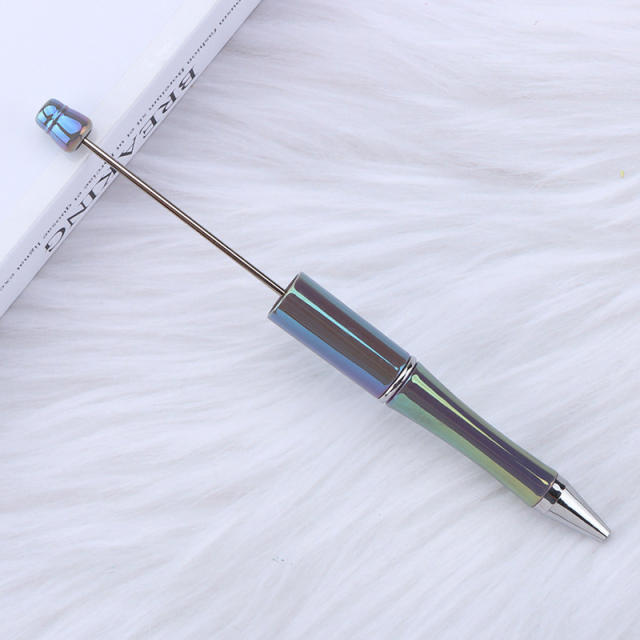 Wholesale DIY Colorful Beaded Pen UV Colorful Beaded Pen Ballpoint Pen